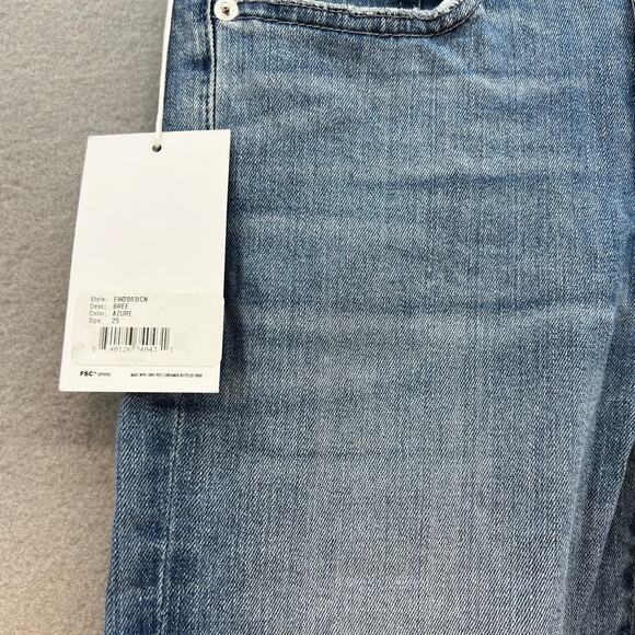 Edwin Jeans Women's 25 (2) Blue Bree Skinny Leg Raw Hem Preppy Normcore NWT - Picture 4 of 16
